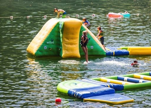 Kids Enjoying At Waterpark