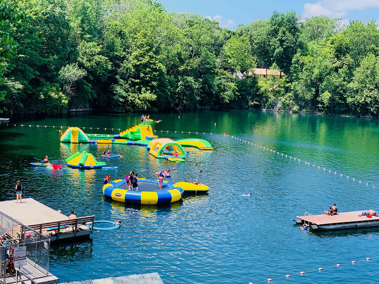 People Playing In Water